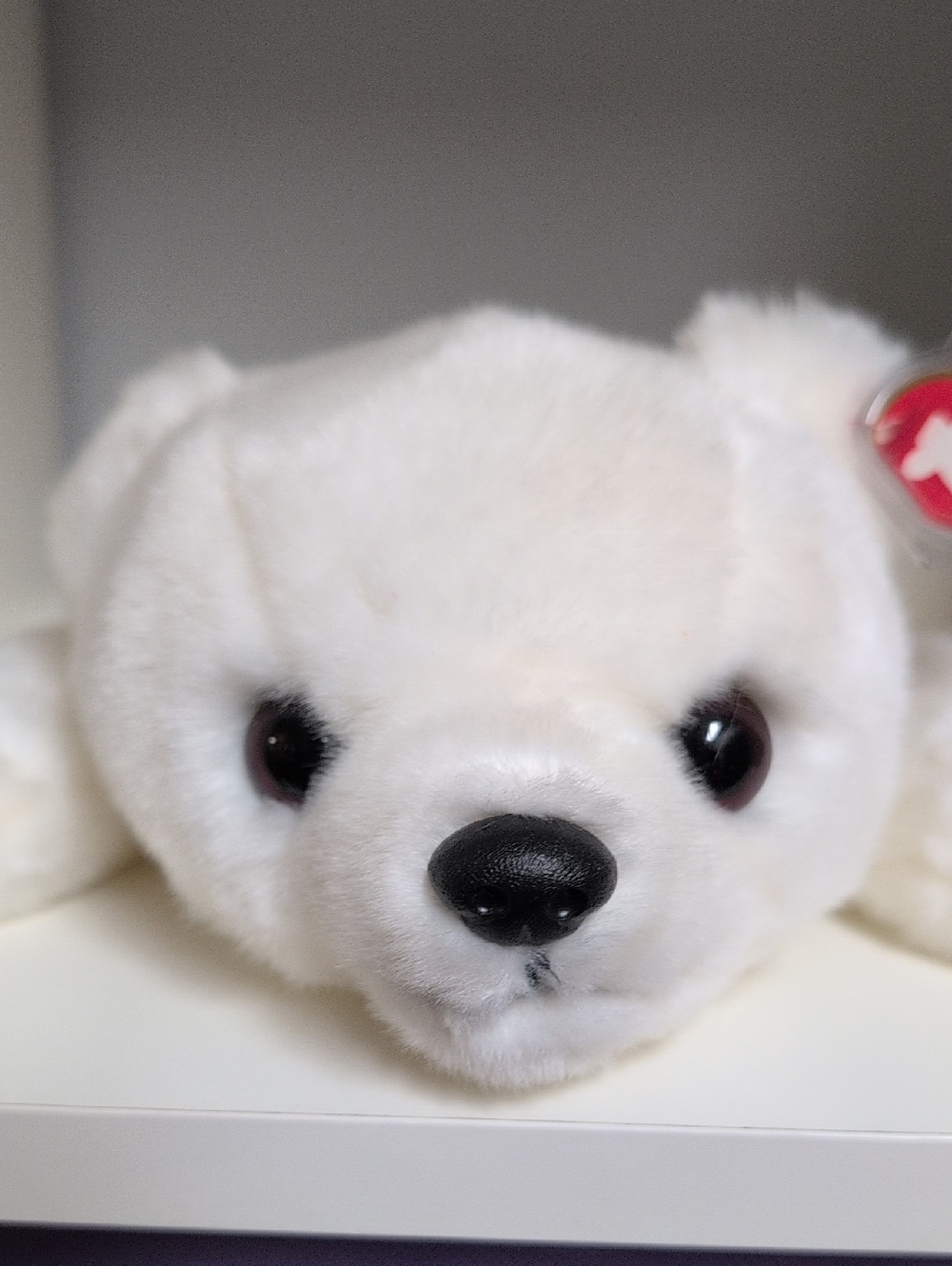 BNWMT Beanie Buddies Chilly Large Beanie Baby Polar Bear Lying 14" - Picture 3 of 6